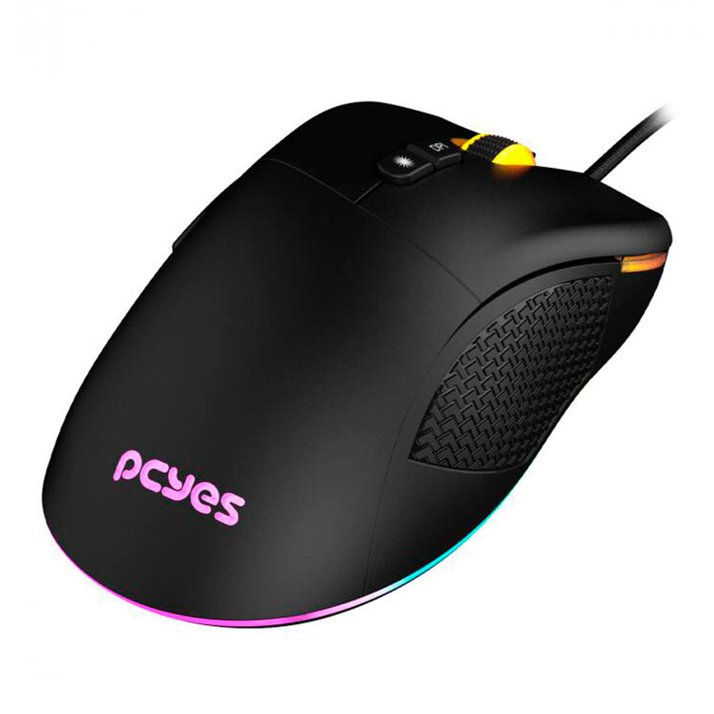 Mouse Gamer Pcyes Gaius, RGB, 12400DPI, 7 Botoes, Preto, PMGGBV - miniatura 3