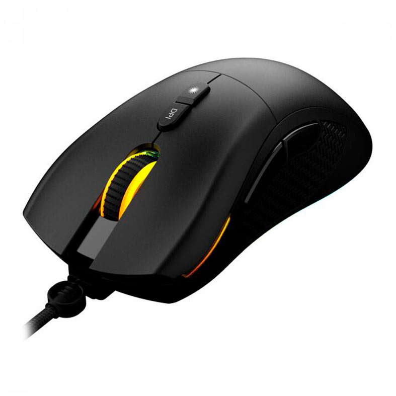Mouse Gamer Pcyes Gaius, RGB, 12400DPI, 7 Botoes, Preto, PMGGBV - miniatura 5