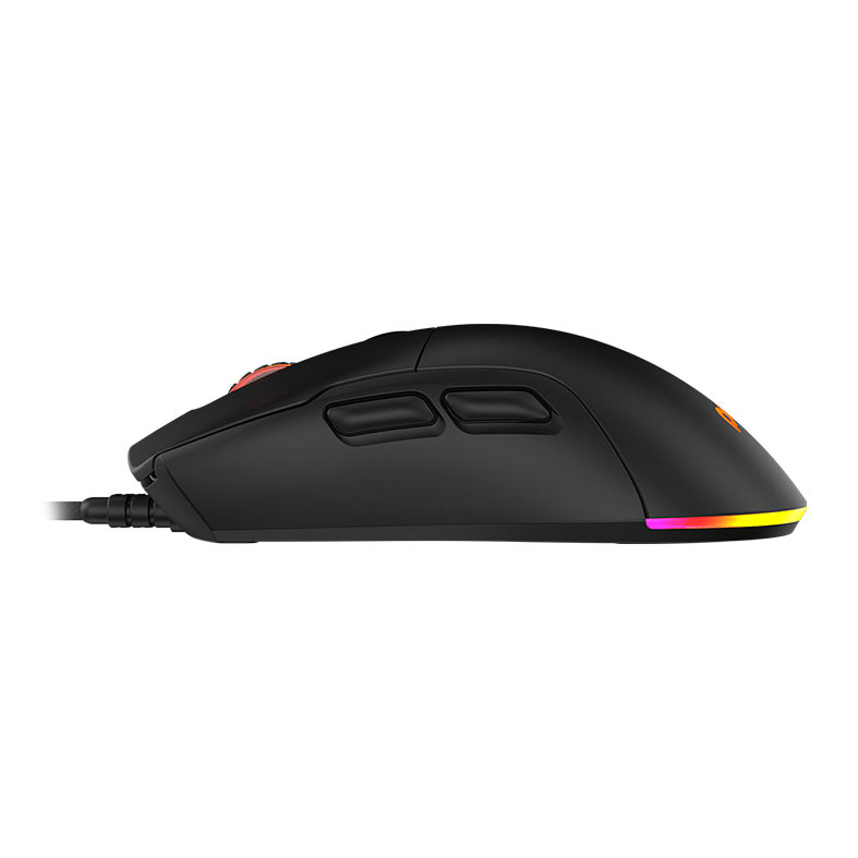 Mouse Gamer PCYes Malus, RGB, 12400DPI, 6 Botoes, Black Vulcan, PMGMBV - miniatura 5