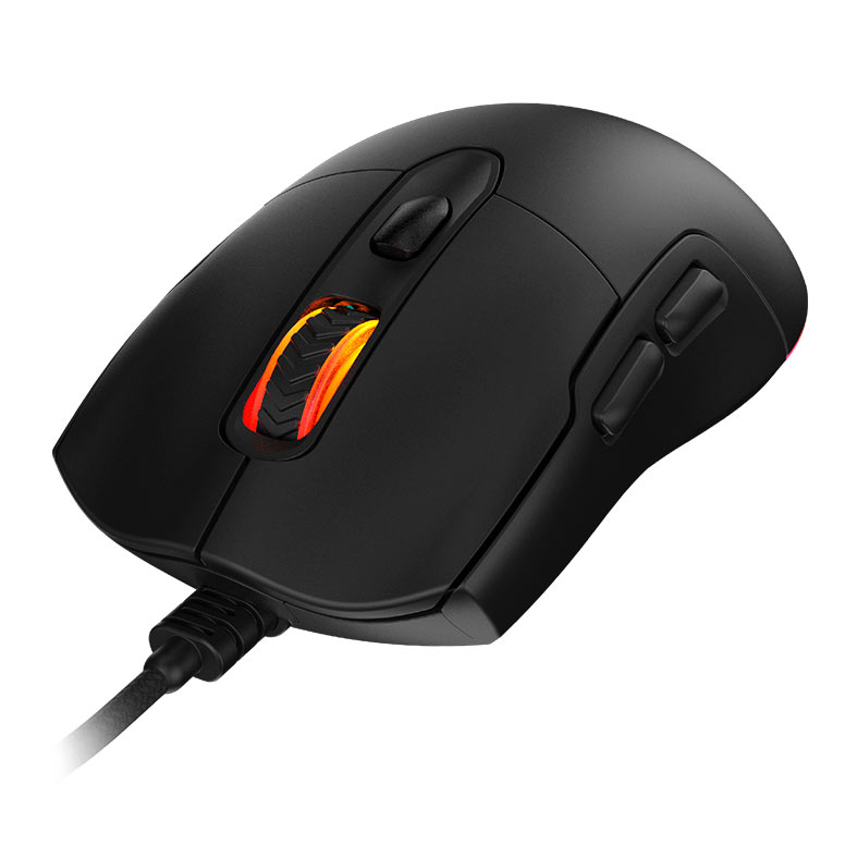 Mouse Gamer PCYes Malus, RGB, 12400DPI, 6 Botoes, Black Vulcan, PMGMBV - miniatura 4