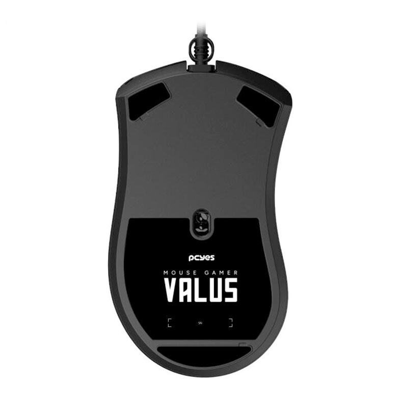 Mouse Gamer Pcyes Valus, RGB, 12400DPI, 7 Botoes, Preto, PMGVLBV - miniatura 9