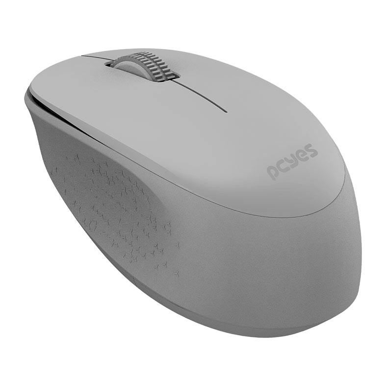 Mouse PCYes Mover Gray, 1600DPI, 3 Botoes, Wireless, PMMWSCGY - miniatura 4