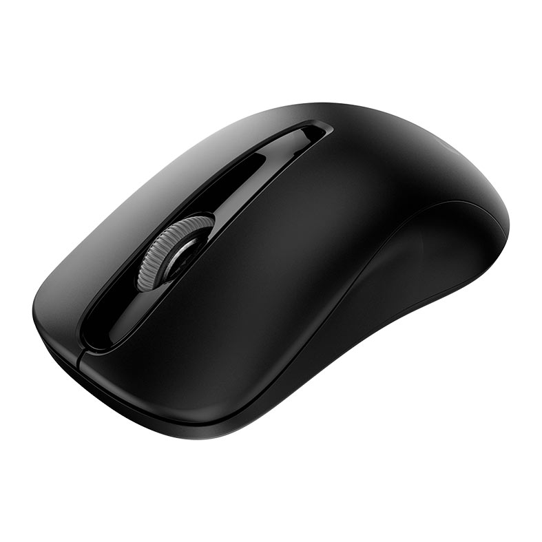 Mouse PCYes Comfort, 1200DPI, 3 Botoes, Wireless, Preto, PMOC12W - miniatura 4