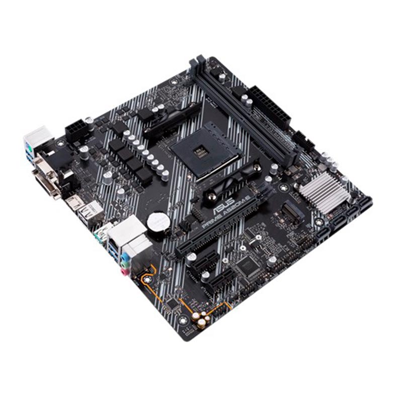 Placa Mae Asus PRIME A520M-E DDR4 Socket AM4 Chipset AMD, PRIME A520M-E - miniatura 5