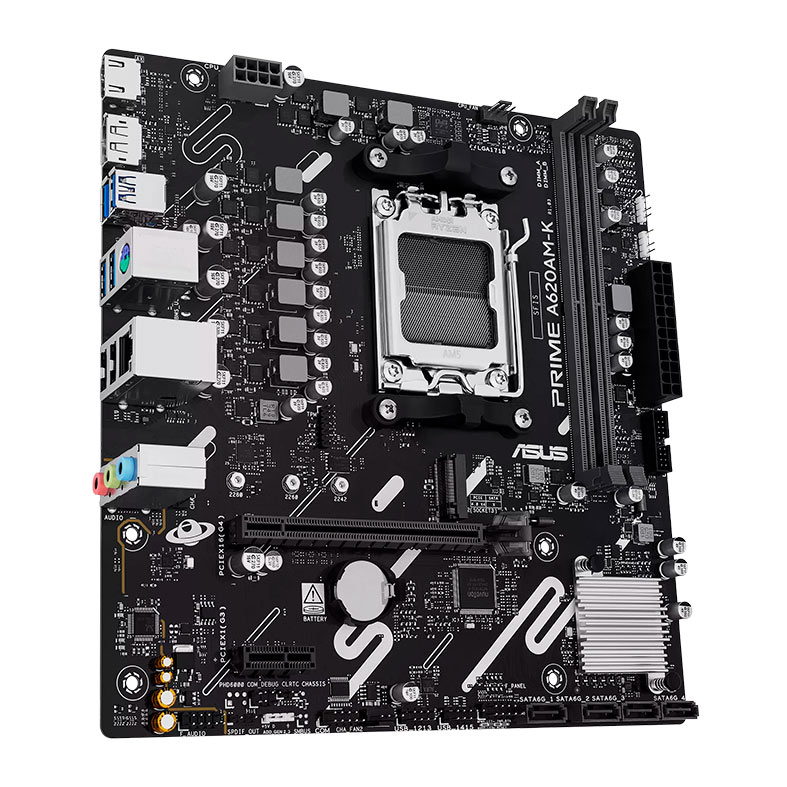 Placa Mae Asus Prime A620AM-K, DDR5, Socket AMD AM5, M-ATX, Chipset AMD A620A, PRIME-A620AM-K - miniatura 5