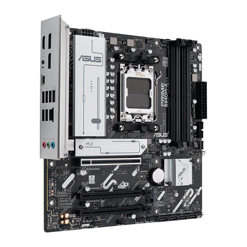 Placa Mae Asus Prime B840M-A, DDR5, Socket AMD AM5, M-ATX, Chipset AMD B840, PRIME-B840M-A - miniatura 4