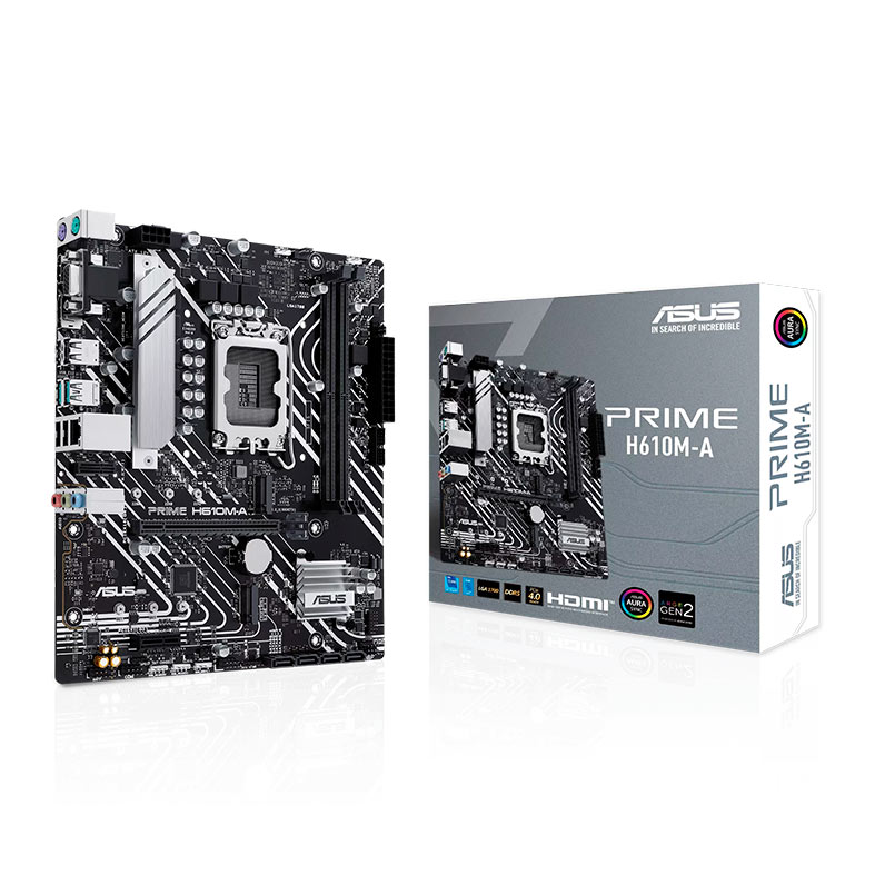 Placa Mae Asus Prime H610M-A, DDR5, Socket LGA 1700, M-ATX, Chipset Intel H610, PRIME-H610M-A - miniatura 3
