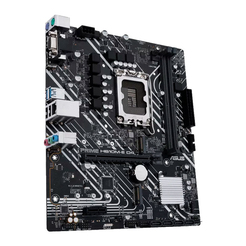 Placa Mae Asus Prime H610M-E D4, DDR4, Socket LGA1700, M-ATX, Chipste Intel H610, PRIME H610M-E D4 - miniatura 4