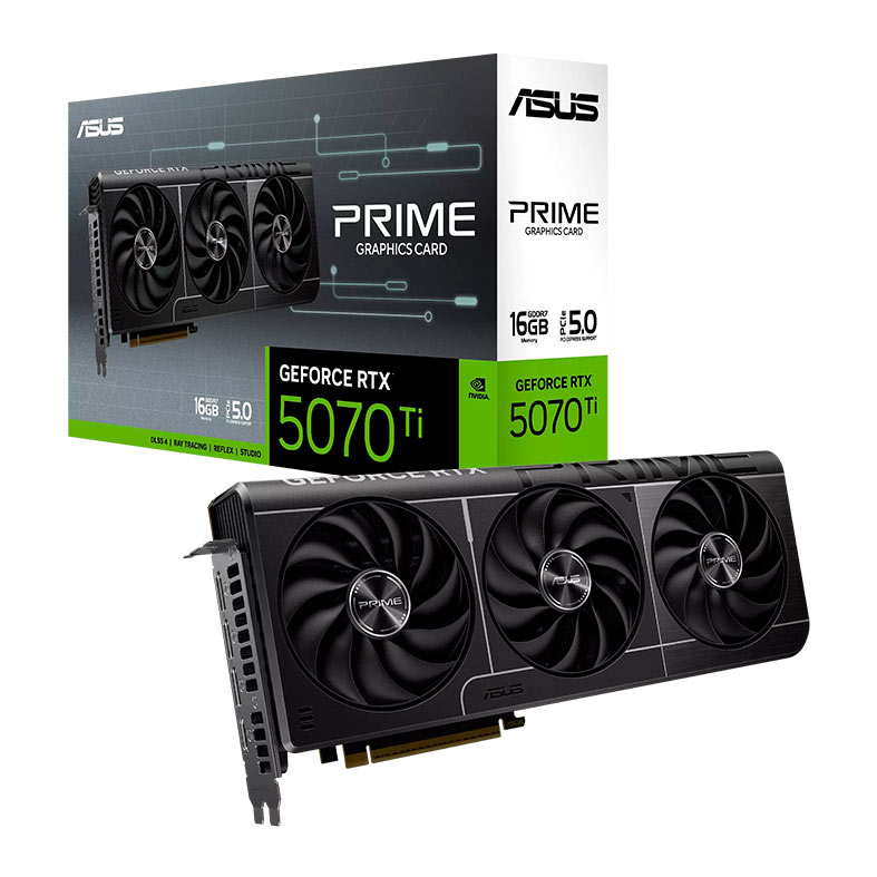 Placa de Video Asus GeForce RTX 5070 Ti, 16GB, GDDR7, 256-bit, PRIME-RTX5070TI-16G - miniatura 3