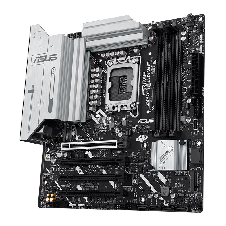 Placa Mae Asus Prime Z890M-Plus WiFi, DDR5, LGA1851, M-ATX, Chipset Intel Z890, PRIME-Z890M-PLUS-WIFI - miniatura 5