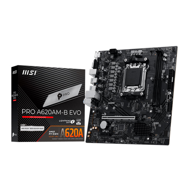 Placa Mae MSI Pro A620AM-B Evo, DDR5, Socket AMD AM5, M-ATX, Chipset AMD A620A, PRO-A620AM-B-EVO - miniatura 3