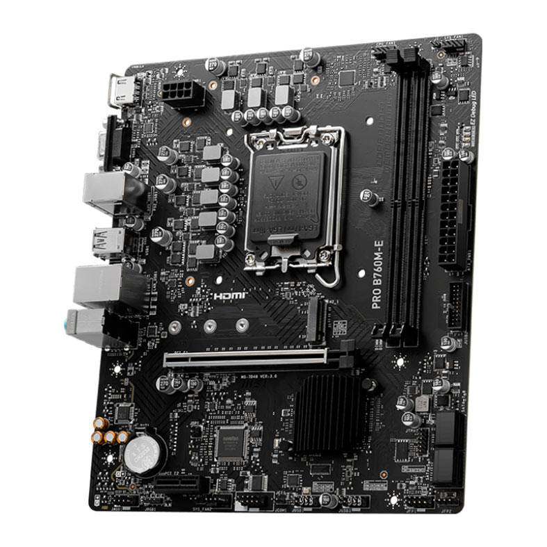 Placa Mae MSI Pro B760M-E, DDR5, LGA1700, M-ATX, Chipset Intel B760, PRO-B760M-E - miniatura 5