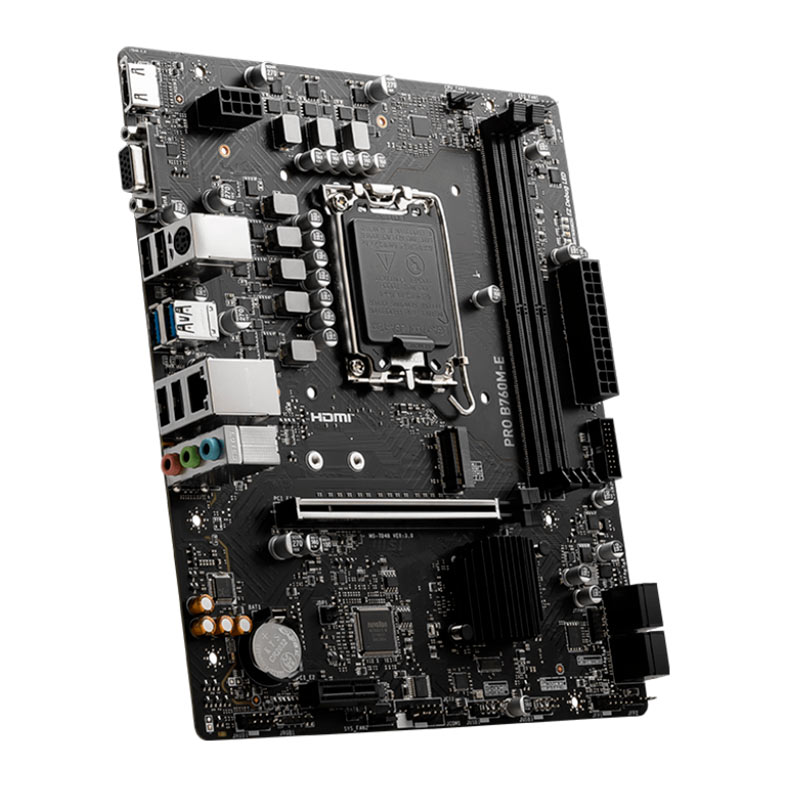 Placa Mae MSI Pro B760M-E, DDR5, LGA1700, M-ATX, Chipset Intel B760, PRO-B760M-E - miniatura 4