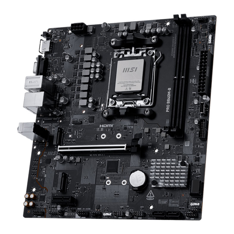 Placa Mae MSI Pro B840M-B, DDR5, Socket AMD AM5, M-ATX, Chipset AMD B840, PRO-B840M-B - miniatura 5
