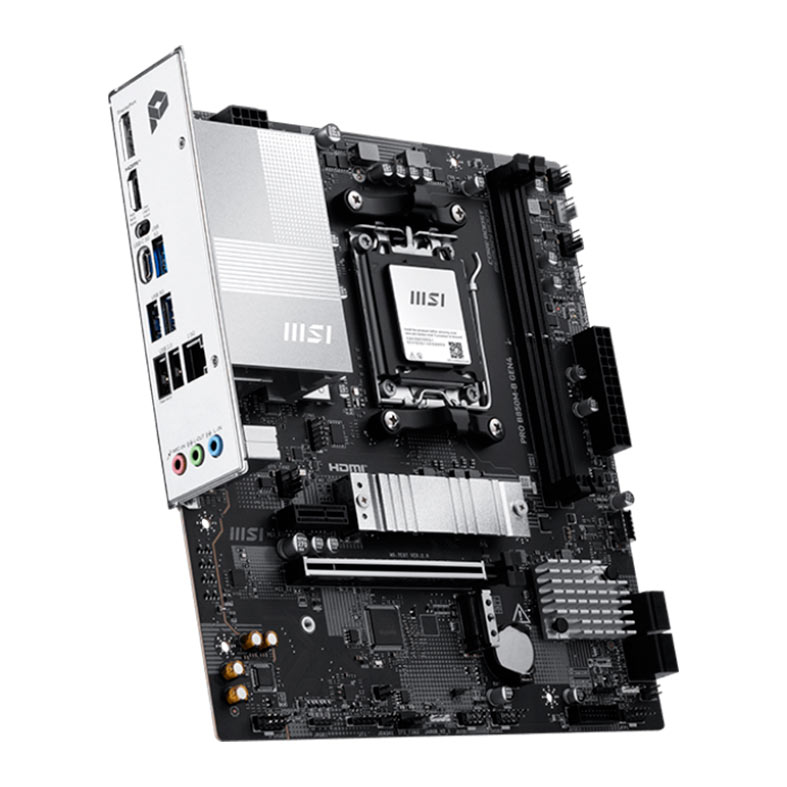 Placa Mae MSI Pro B850M-B Gen4, DDR5, Socket AMD AM5, M-ATX, Chipset AMD B850, PRO-B850M-B-GEN4 - miniatura 4