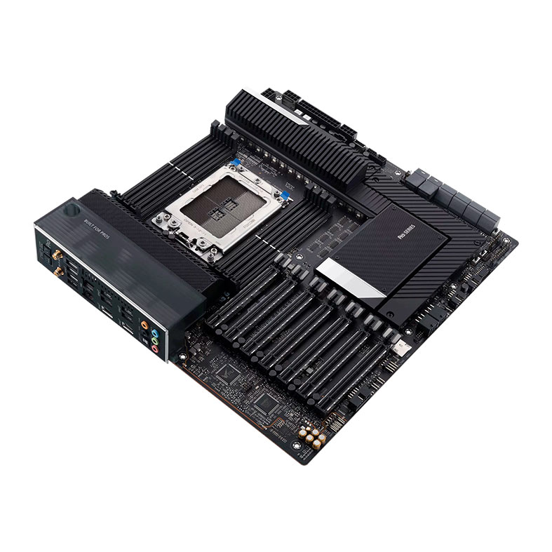 Placa Mae Asus Pro WS WRX80E-SAGE SE WIFI II, DDR4, Socket AMD sWRX8, E-ATX, Chipset AMD WRX80, PRO-WS-WRX80E-SAGE-SE-WIFI-II - miniatura 5