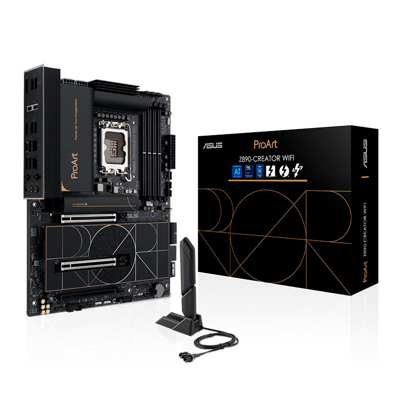 PRE VENDA - Placa Mae Asus ProArt Z890-Creator WiFi, DDR5, LGA1851, ATX, Chipset Intel Z890, PROART-Z890-CREATOR-WIFI - miniatura 3