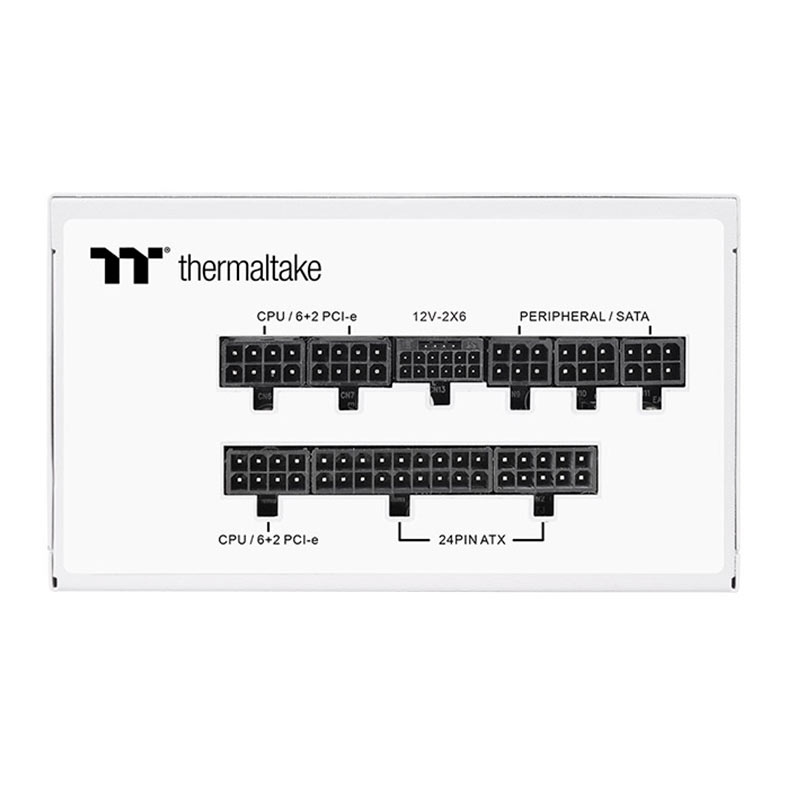 Fonte Thermaltake Toughpower GF A3 Snow, 850W, Full-Modular, 80 Plus Gold, Branco, PS-TPD-0850FNFAGB-N - miniatura 6