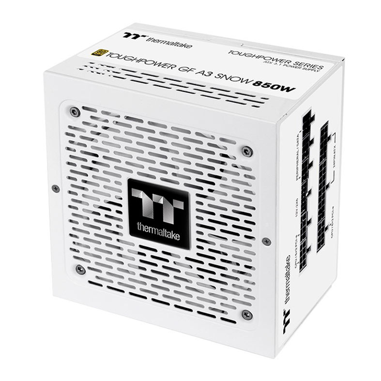 Fonte Thermaltake Toughpower GF A3 Snow, 850W, Full-Modular, 80 Plus Gold, Branco, PS-TPD-0850FNFAGB-N - miniatura 3