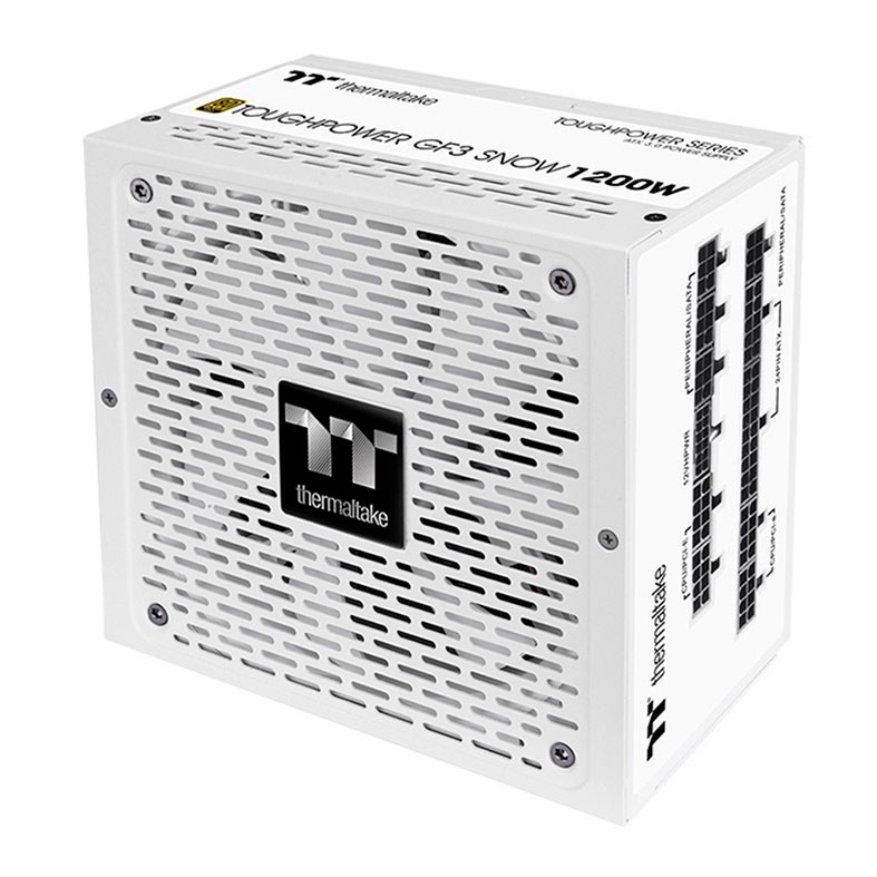 Fonte Thermaltake 1200 ToughPower GF3 Snow, 1200W, 80 Plus Gold, Branca, PS-TPD-1200FNFAGB-N - miniatura 3