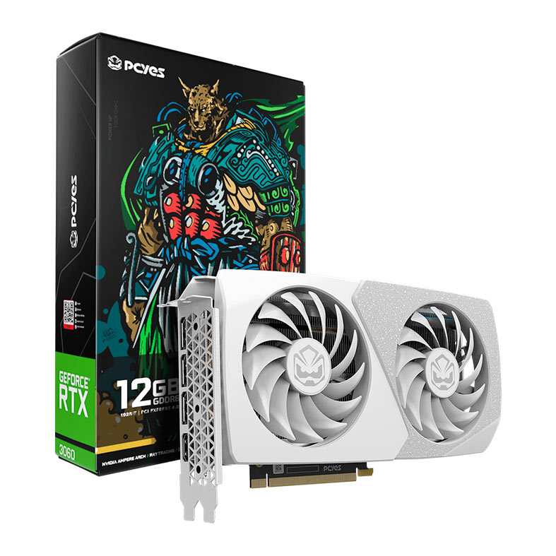 Placa de Video Pcyes GeForce RTX 3060 Projeto Edge, 12GB, GDDR6, 192-bit, PVRTX3060WT2F - miniatura 3