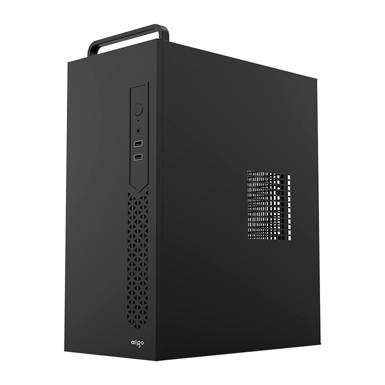 Gabinete Office Aigo Q16, Mini-Tower, Preto, Q16-BK - miniatura 4