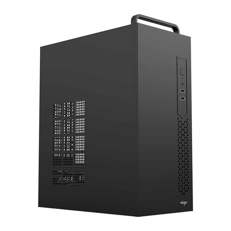 Gabinete Office Aigo Q16, Mini-Tower, Preto, Q16-BK - miniatura 5