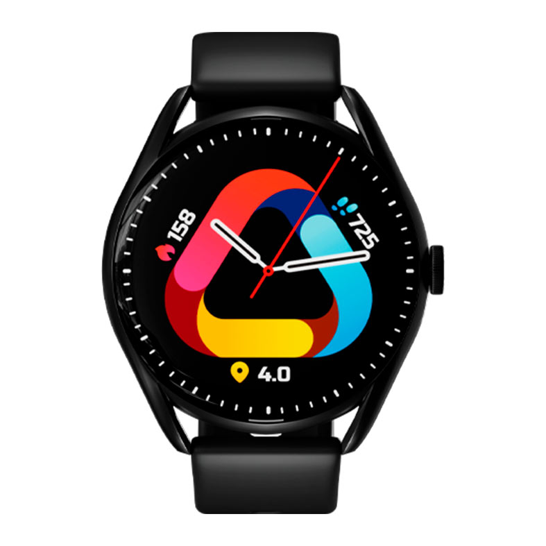 SmartWatch QCY GT S8, Compativel com Android e IOS, IPX8, Preto, QCYGTS8-01