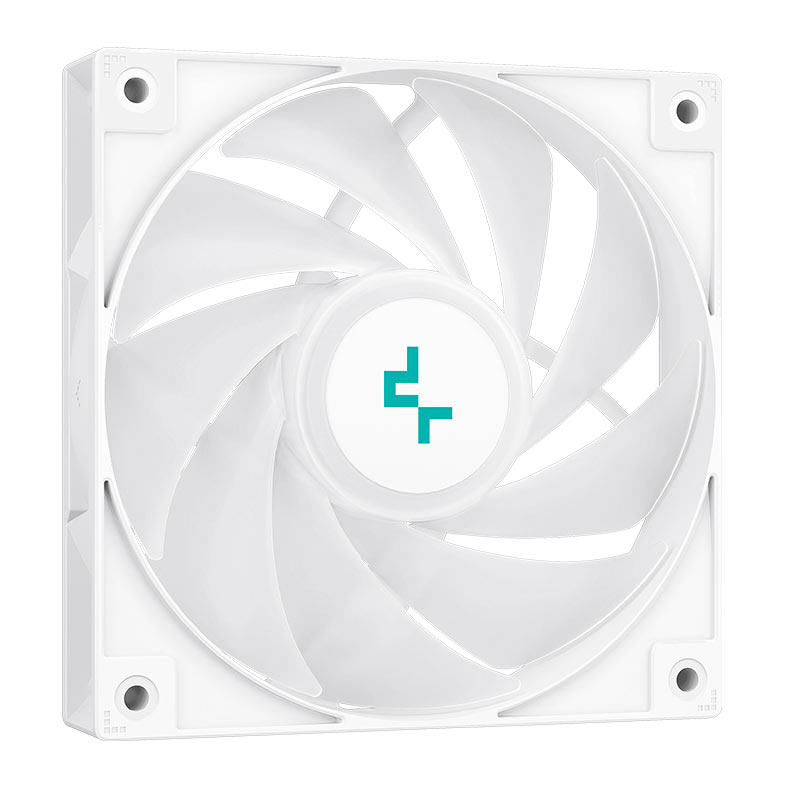 Cooler DeepCool Gammaxx Series AG400 WH, ARGB, 120mm, Branco, R-AG400-WHANMC-G-2 - miniatura 9