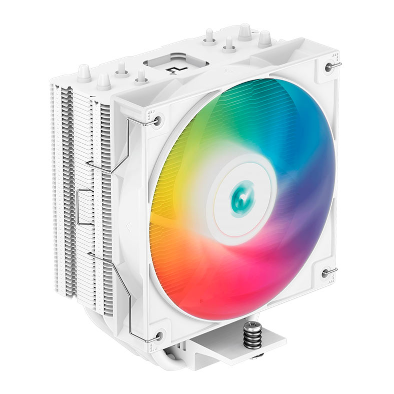 Cooler DeepCool Gammaxx Series AG400 WH, ARGB, 120mm, Branco, R-AG400-WHANMC-G-2 - imagem 1