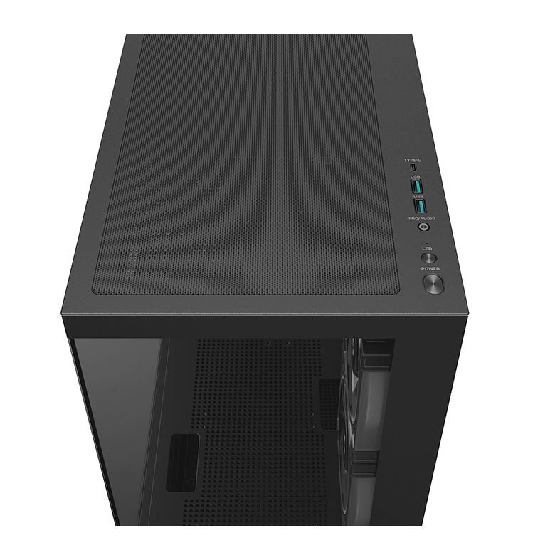 Gabinete Gamer Deepcool CG380, ARGB, Mini-Tower, Lateral de Vidro, Com 3 Fans, Preto, R-CG380-BKAGM3-G - miniatura 8