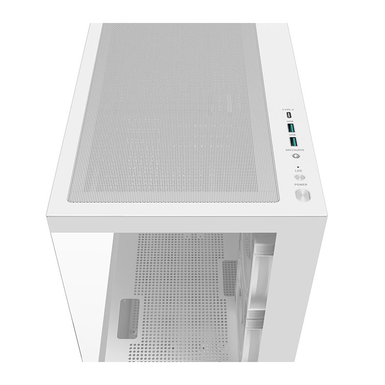 Gabinete Gamer Deepcool CG380, ARGB, Mini-Tower, Lateral de Vidro, Com 3 Fans, Branco, R-CG380-WHAGM3-G - miniatura 8