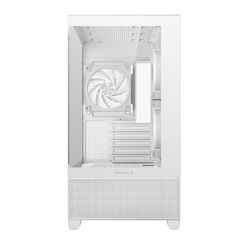 Gabinete Gamer Deepcool CG380, ARGB, Mini-Tower, Lateral de Vidro, Com 3 Fans, Branco, R-CG380-WHAGM3-G - miniatura 4