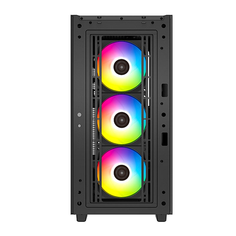 Gabinete Gamer DeepCool CG540, RGB, Mid-Tower, Lateral de Vidro, Com 4 Fans, Preto, R-CG540-BKAGE4-G-1 - miniatura 6