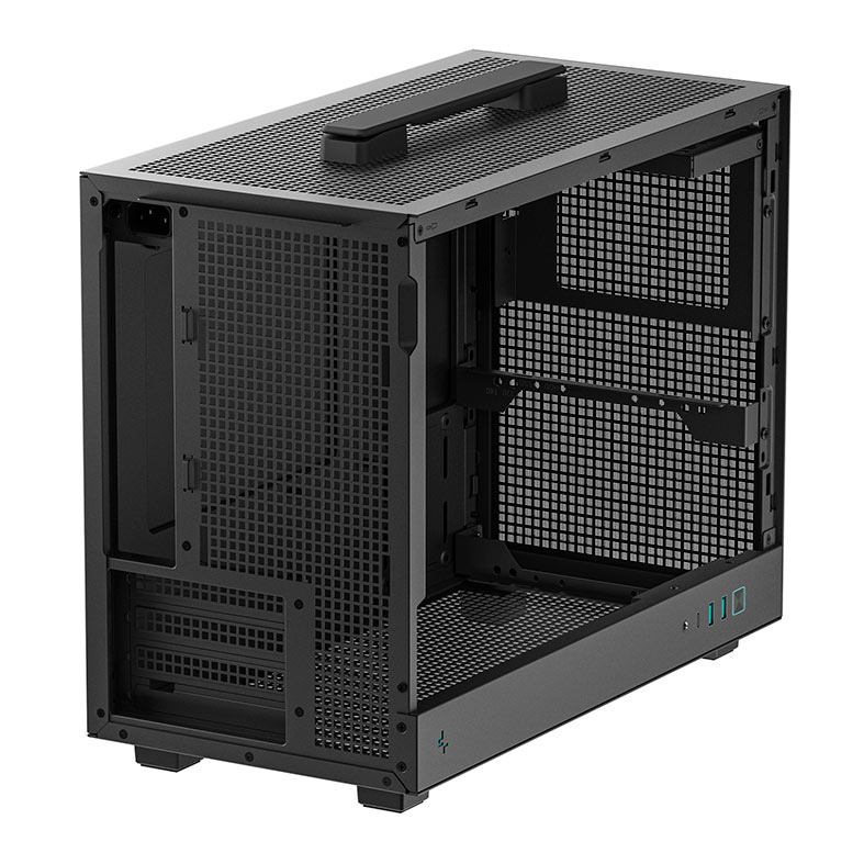 Gabinete Gamer Deepcool CH160 Plus, Mini-Tower, Lateral de Vidro, Preto, R-CH160-BKNGM0-G - miniatura 9