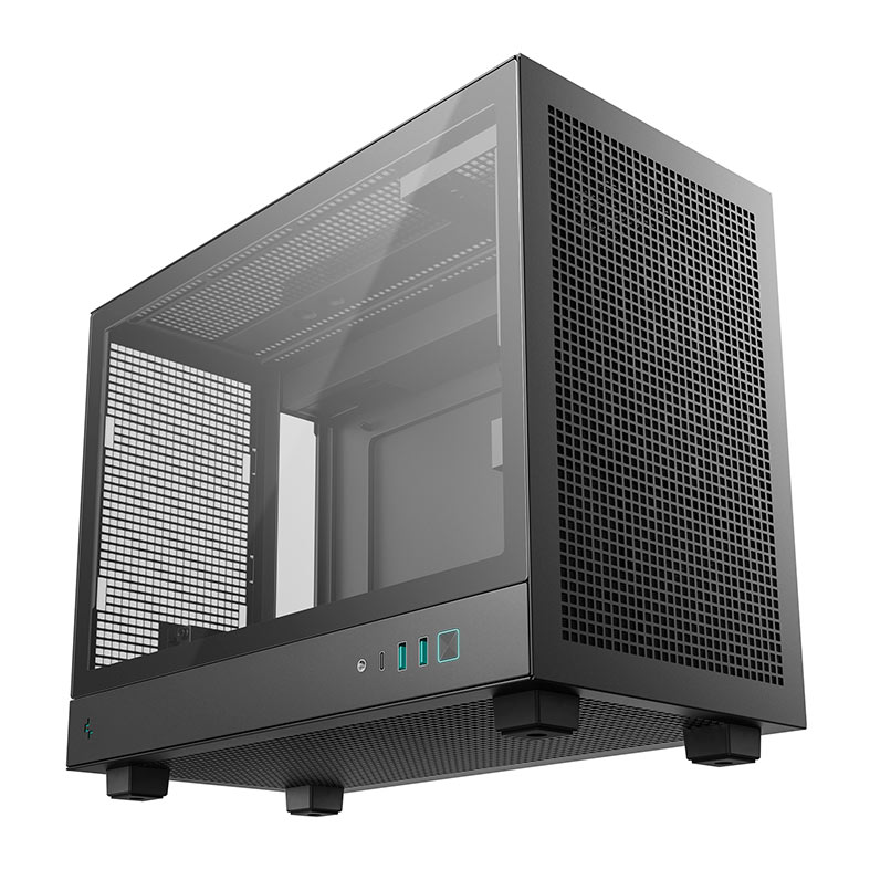 Gabinete Gamer Deepcool CH160 Plus, Mini-Tower, Lateral de Vidro, Preto, R-CH160-BKNGM0-G - miniatura 5