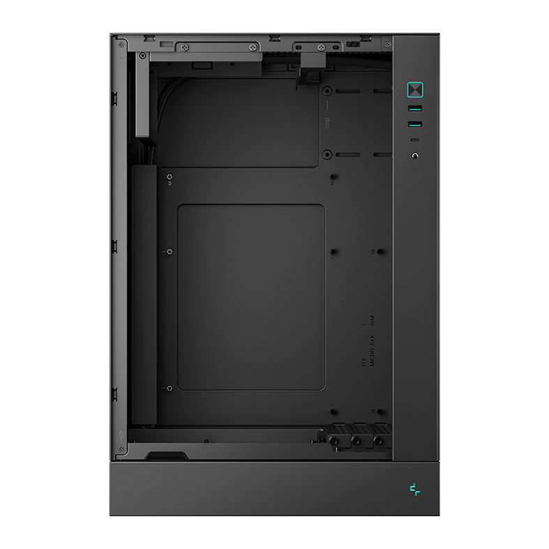 Gabinete Gamer Deepcool CH170 Plus, Mini-Tower, Lateral de Vidro, Preto, R-CH170-BKNGM0-G - miniatura 6