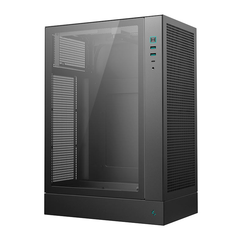 Gabinete Gamer Deepcool CH170 Plus, Mini-Tower, Lateral de Vidro, Preto, R-CH170-BKNGM0-G - miniatura 3