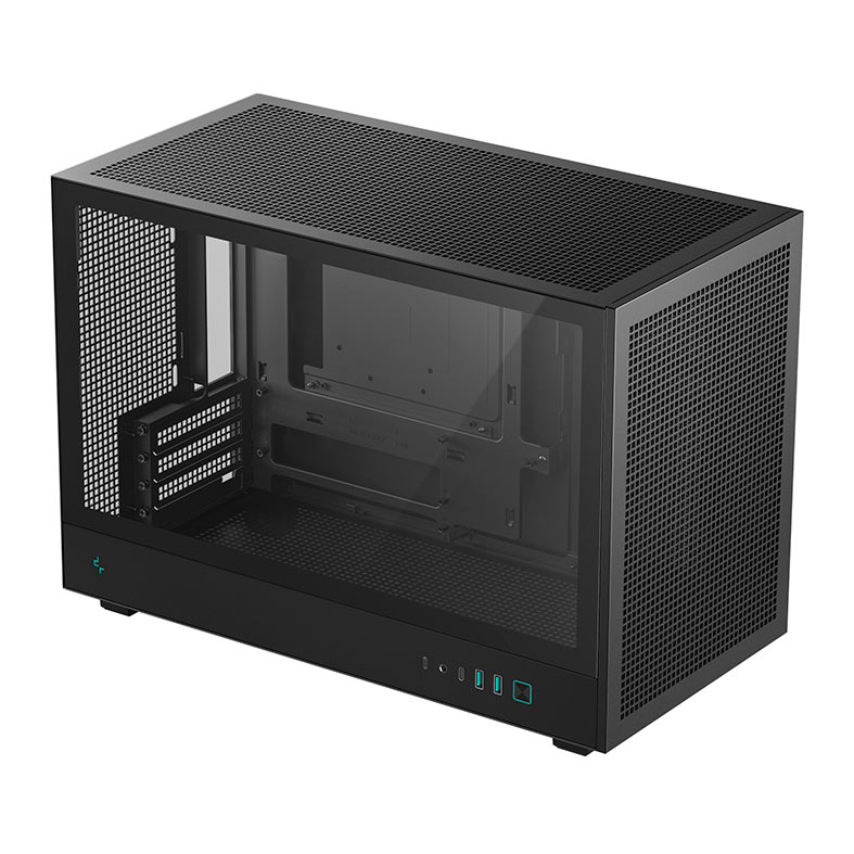 Gabinete Gamer Deepcool CH260, Mini-Tower, Lateral de Vidro, Preto, R-CH260-BKNGM0-G-1 - miniatura 3