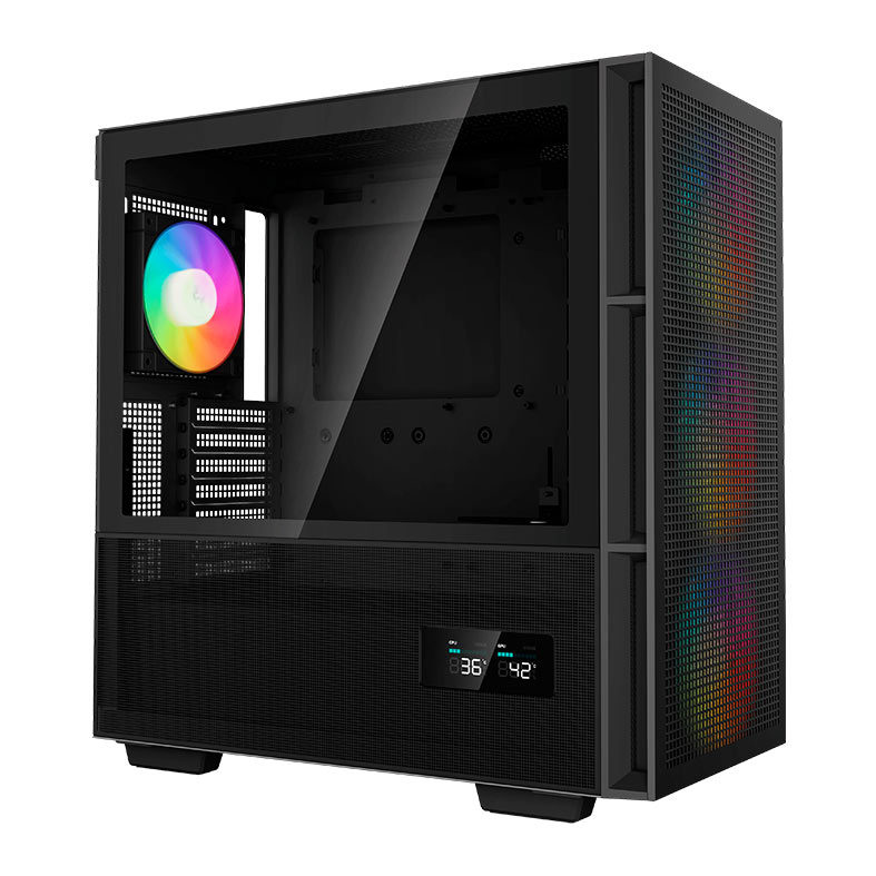 Gabinete Gamer Deepcool CH560 Digital, ARGB, Mid-Tower, Lateral de Vidro, Com 4 Fans, Preto, R-CH560-BKAPE4D-G-1 - miniatura 3