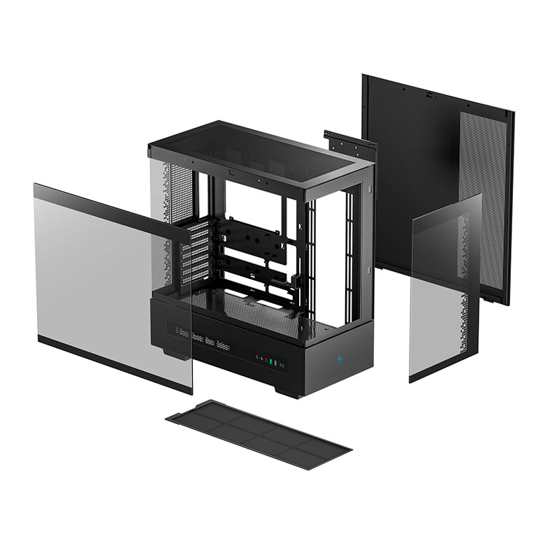 Gabinete Gamer Deepcool CH690 Digital, Mid-Tower, Lateral de Vidro, Preto, R-CH690-BKNNA0D-G-1 - miniatura 11