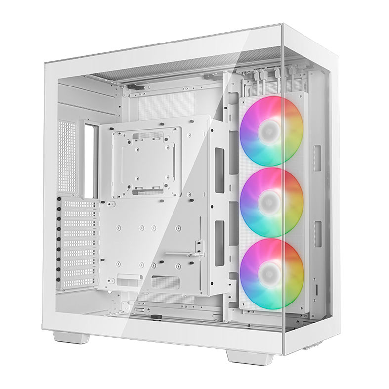 Gabinete Gamer Deepcool CH780, ARGB, Full-Tower, Lateral de Vidro, Com 3 Fans, Branco, R-CH780-WHADE41-G-1 - miniatura 3