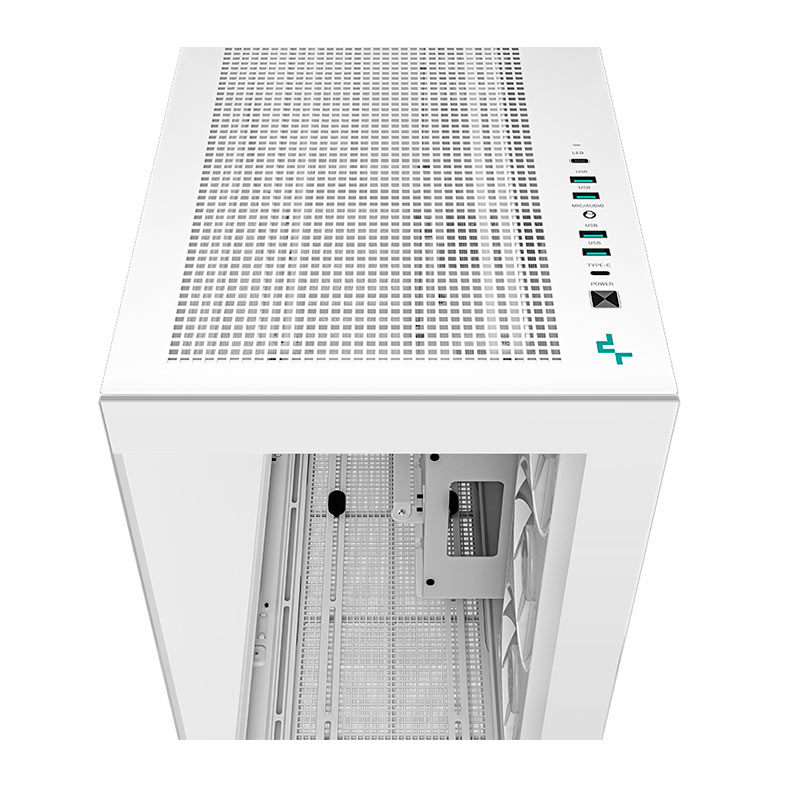 Gabinete Gamer Deepcool CH780, ARGB, Full-Tower, Lateral de Vidro, Com 3 Fans, Branco, R-CH780-WHADE41-G-1 - miniatura 9