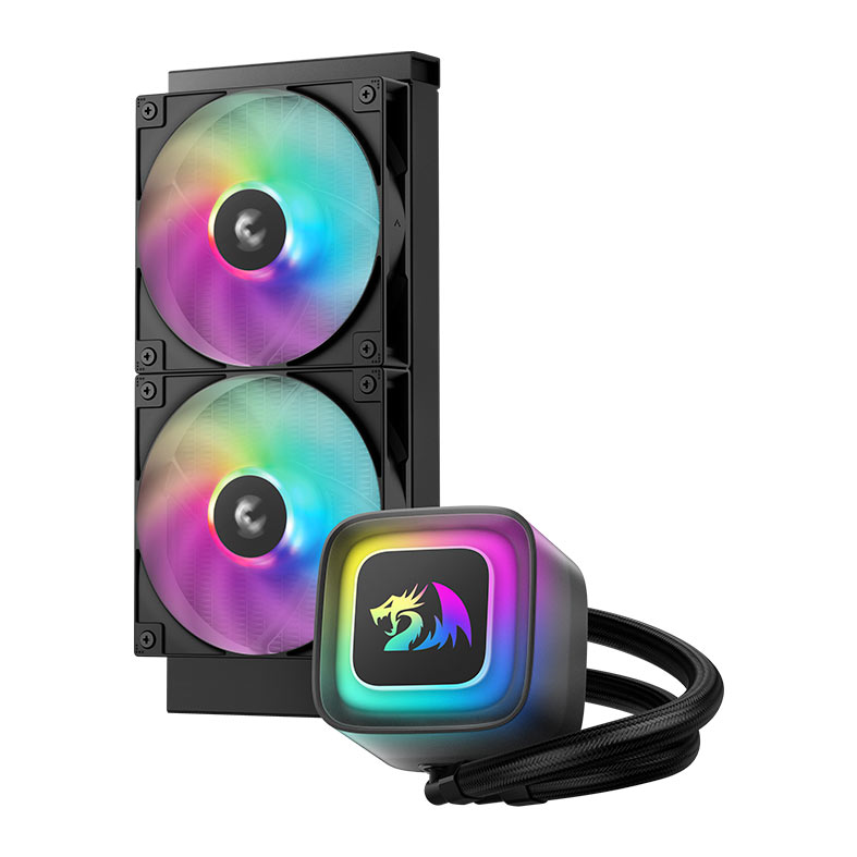 Water Cooler GamerStorm X Redragon LE240 RD, RGB, 240mm, Preto, R-LE240RD-BKAMMN-A-1 - miniatura 3