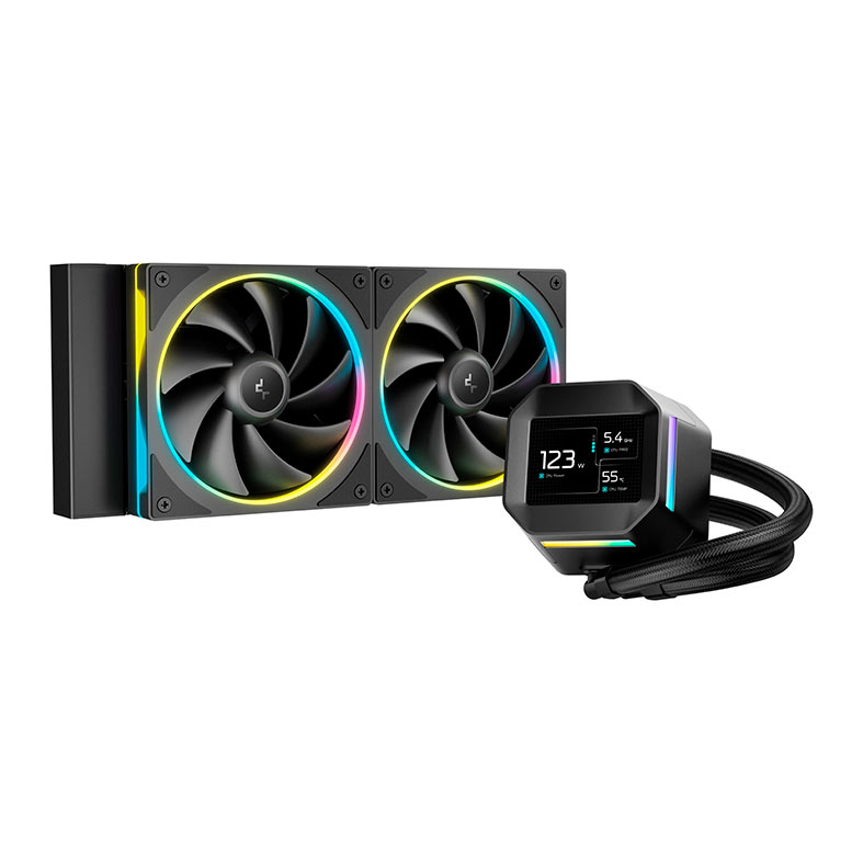 Water Cooler DeepCool LM240, ARGB, 240mm, Preto, R-LM240-BKDMMC-1 - imagem 1