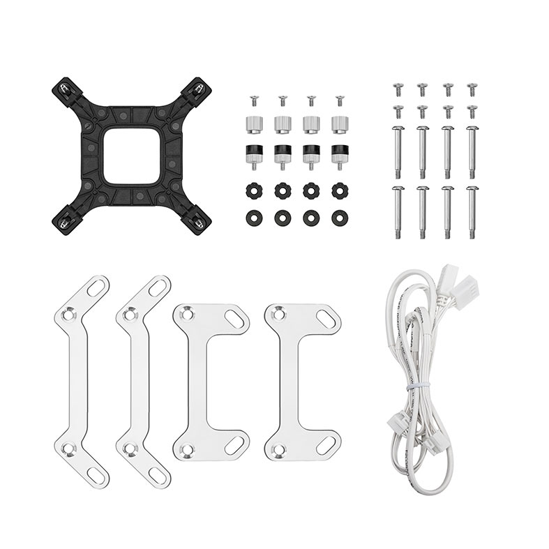 Water Cooler DeepCool LM240, ARGB, 240mm, Branco, R-LM240-WHDMMC-1 - miniatura 6