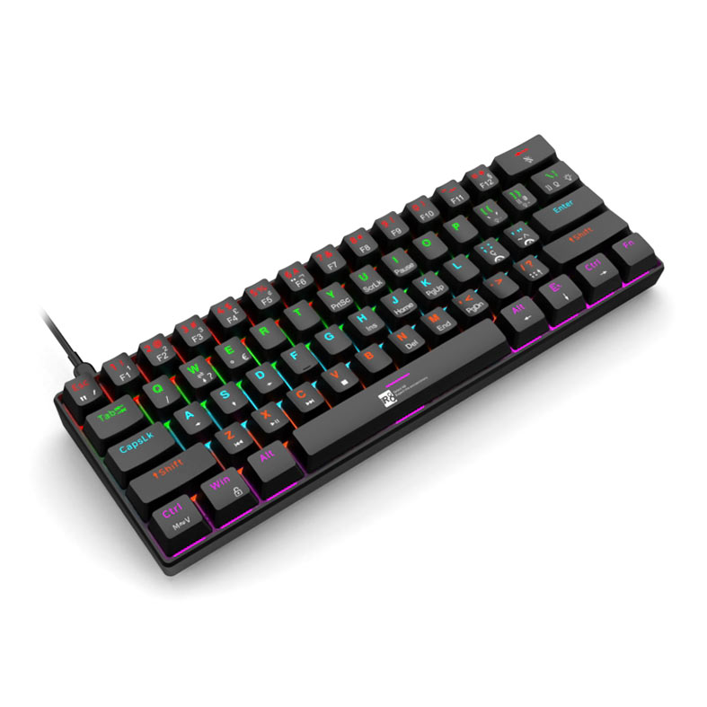 PRE VENDA - Teclado Mecanico R8 1037, RGB, ABNT2, Switch Azul, Preto, R8-1037-RBW-ABNT2 - miniatura 3