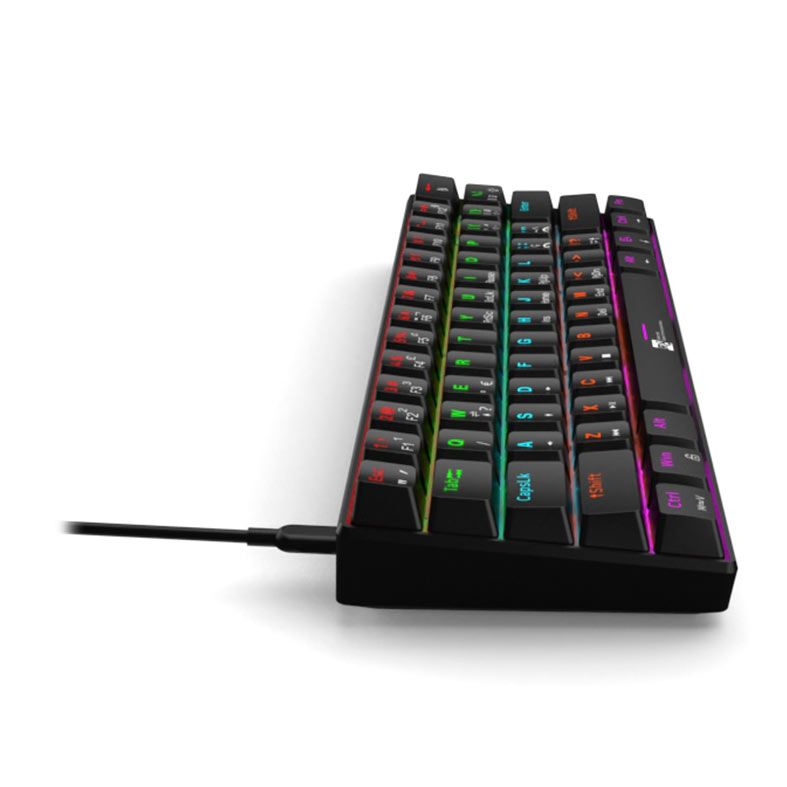 PRE VENDA - Teclado Mecanico R8 1037, RGB, ABNT2, Switch Azul, Preto, R8-1037-RBW-ABNT2 - miniatura 6