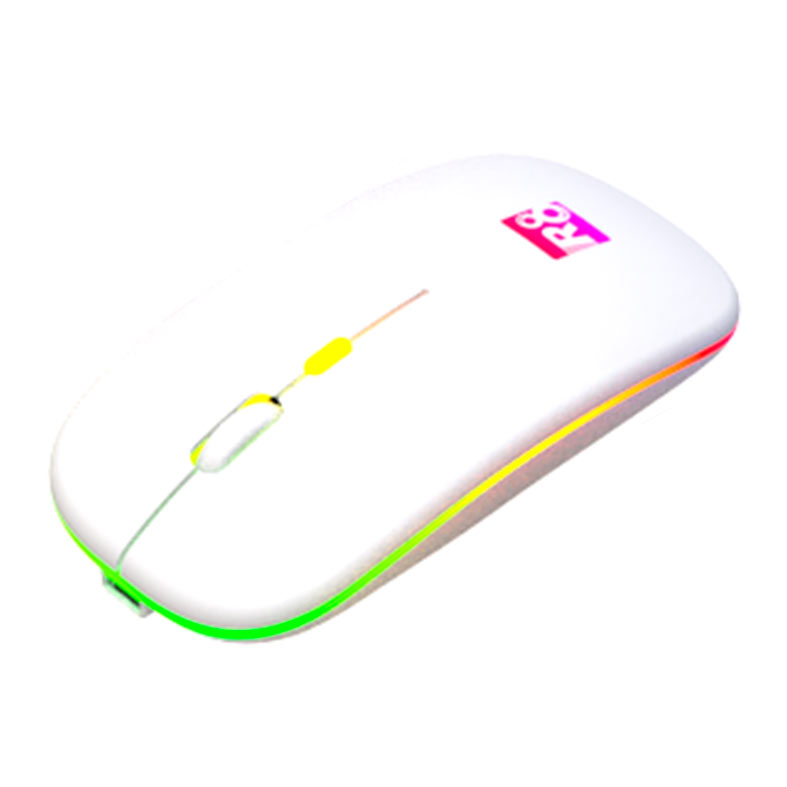 PRE VENDA - Mouse R8 1715WL, 1600DPI, 4 Botoes, Wireless, Branco, R8-1715WL-WH - miniatura 3