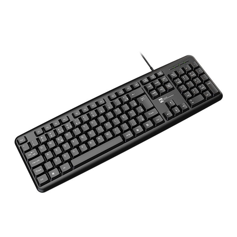 Teclado Membrana R8 1801, ABNT2, Preto, R8-1801-BK - miniatura 3